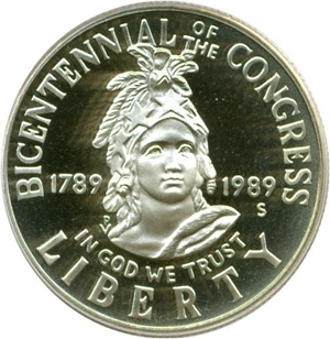 image for: 1989-S 50c Congress PCGS Proof 69 DCameo