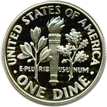 image for: 1993-S 10c  PCGS Proof 69 DCameo