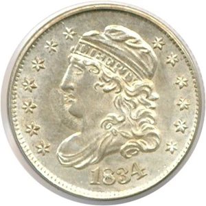 image for: 1834 H10c PCGS MS64