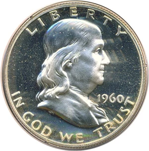 image for: 1960 50c PCGS Proof 67