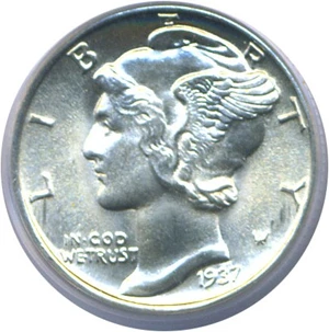 image for: 1937 10c PCGS MS66