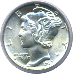 image for: 1937 10c PCGS MS66
