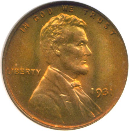 image for: 1931 1c  NGC MS66 RD