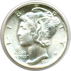 image for: 1943-S 10c PCGS MS67