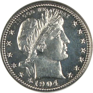 image for: 1904 25c NGC Proof 66 *Reverse Color*