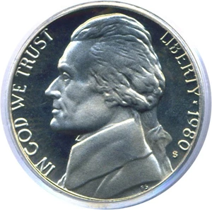 image for: 1980-S 5c PCGS Proof 68 Cameo
