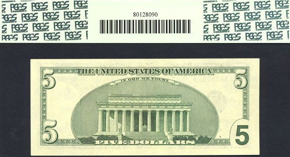 image for: Fr.1990G 2003 $5 Ft. Worth, TX PCGS Gem CU65 PPQ [DG19679091A]