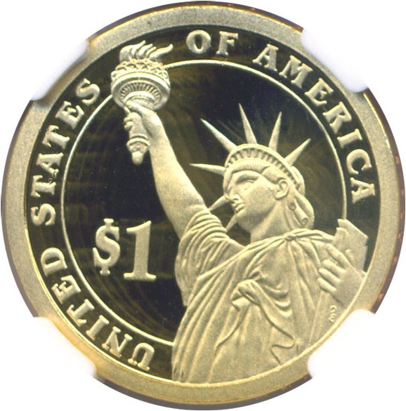 image for: 2008-S $1 John Quincy Adams NGC Proof 69 UCameo