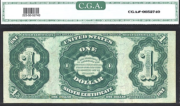 image for: Fr.223 1891 $1 Martha CGA AU50  [E38579183]