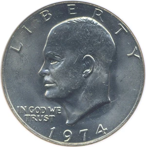 image for: 1974 $1 NGC MS65
