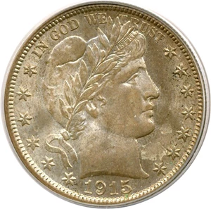 image for: 1915-D 50c PCGS/CAC MS65