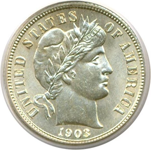 image for: 1903-S 10c PCGS MS64