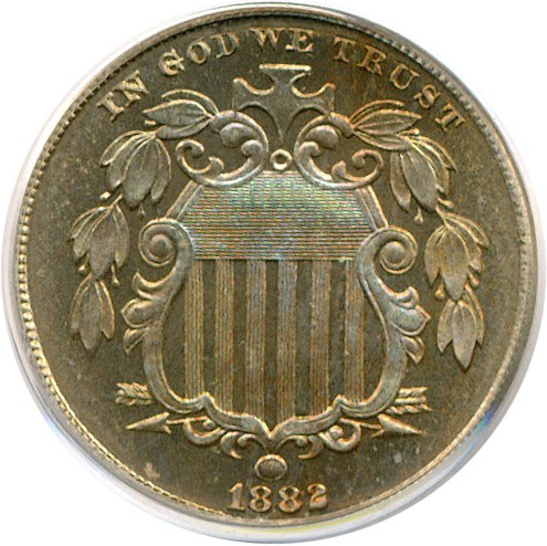 image for: 1882 5c  PCGS Proof 65 OGH