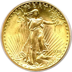 image for: 1928 $20 PCGS MS65