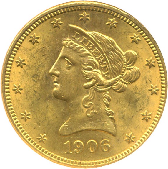 image for: 1906 $10  NGC MS63 
