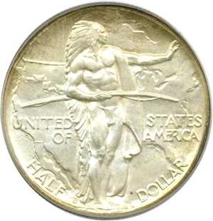 image for: 1938-D 50c Oregon PCGS MS66