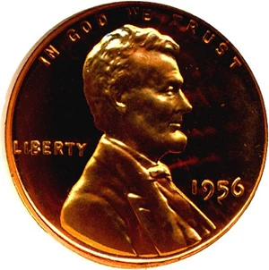 image for: 1956 1c NGC Proof 66 RD DCameo