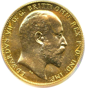 image for: Canada: 1908-C Sov PCGS Specimen 64