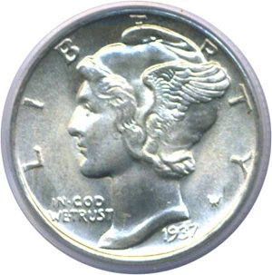 image for: 1937 10c PCGS MS66
