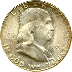 image for: 1953-S 50c NGC MS65