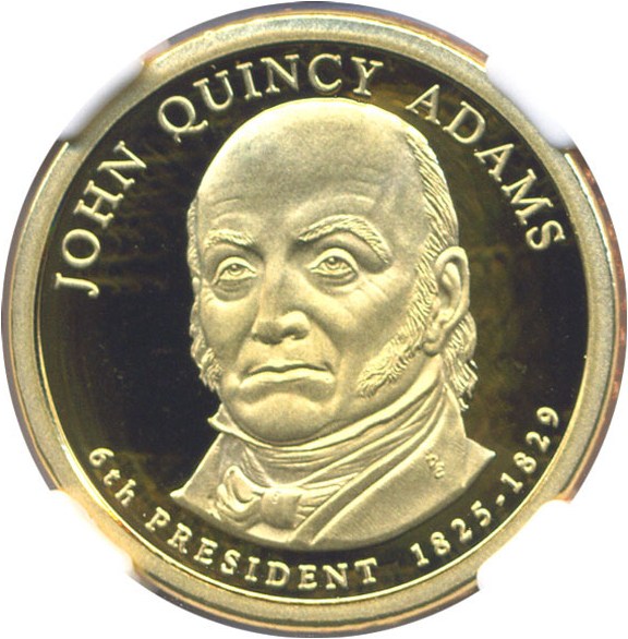 image for: 2008-S $1 John Quincy Adams NGC Proof 69 UCameo