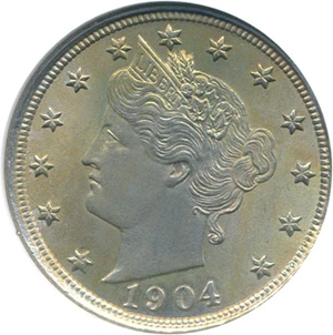 image for: 1904 5c NGC/CAC MS66
