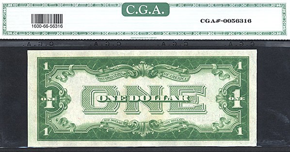 image for: Fr.1600 1928 $1  CGA Gem CU66  [H31865578A]