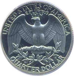 image for: 1986-S 25c PCGS Proof 69 DCameo