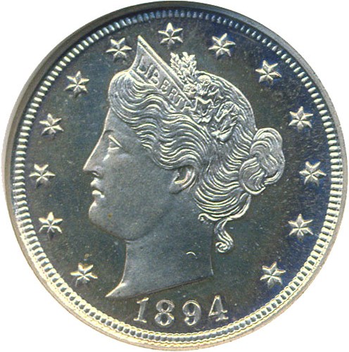 image for: 1894 5c  NGC Proof 65 