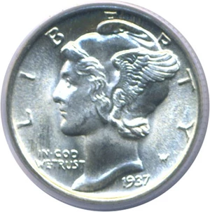 image for: 1937 10c PCGS MS66 FB