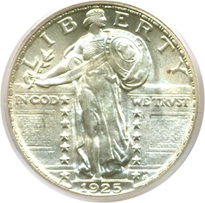 image for: 1925 25c PCGS MS65