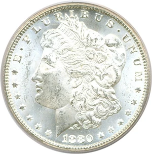 image for: Top 100 VAM: 1880/79-CC $1 Rev.'78 (VAM-4) PCGS MS64