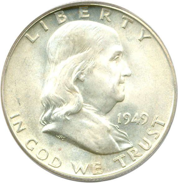 image for: 1949-D 50c  PCGS MS64 