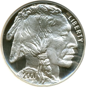 image for: 2001-P $1 Buffalo NGC Proof 69 UCameo