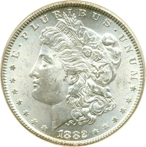 image for: 1882 $1 DGS MS64 (Lightly Cleaned)