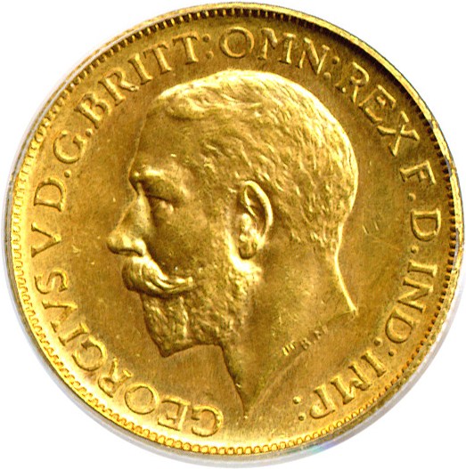 image for: Australia: 1911-S Sov (KM-29) PCGS MS64