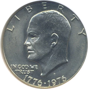 image for: 1976-D $1 Ty.1 NGC MS66