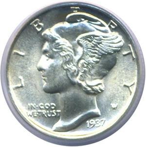image for: 1937 10c PCGS MS65 FB