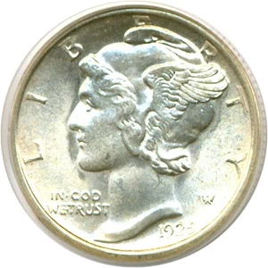 image for: 1925-S 10c PCGS MS65 FB