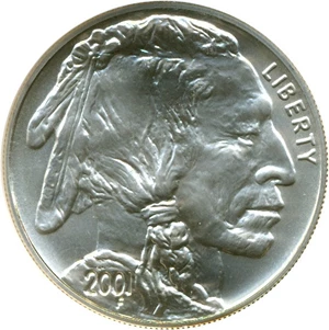 image for: 2001-D $1 Buffalo NGC MS69