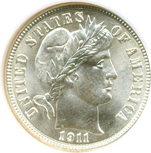 image for: 1911 10c NGC MS67