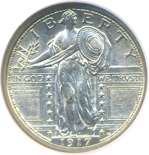 image for: 1917-D 25c Ty.1 NGC MS64 FH