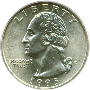image for: 1995-D 25c PCGS MS66