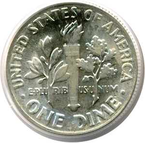 image for: 1971-D 10c PCGS MS65