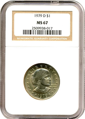 image for: 1979-D SBA$ NGC MS67