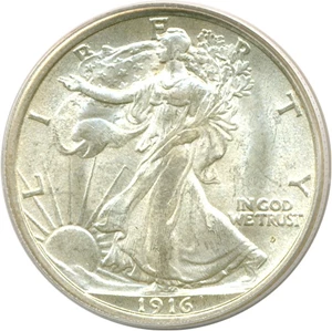 image for: 1916-D 50c PCGS MS64