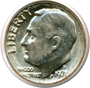 image for: 1971-D 10c PCGS MS65