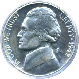 image for: 1942-P 5c Ty.2 - Silver PCGS Proof 66