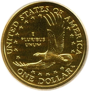 image for: 2000-P Sac $1 Goodacre Presentation ICG Unc. #2634 of 5000
