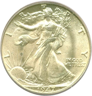 image for: 1947 50c PCGS MS65